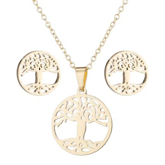Tree of Life Three-piece Jewelry Set - Picture 1 of 4